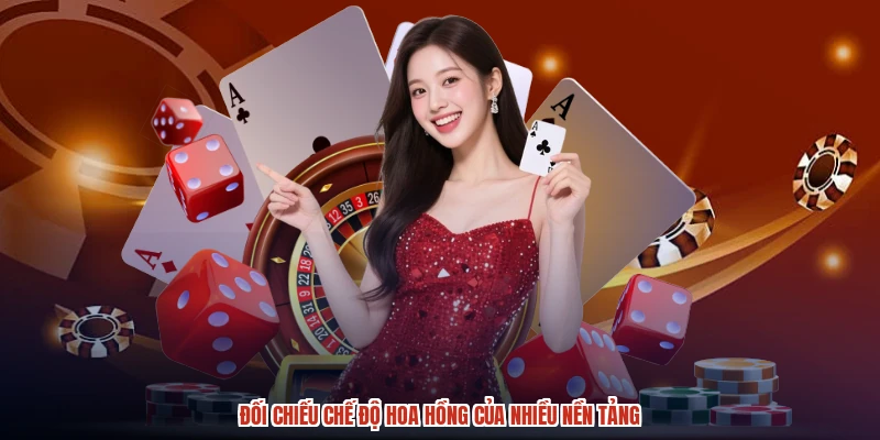 Đối chiếu chế độ hoa hồng của nhiều nền tảng