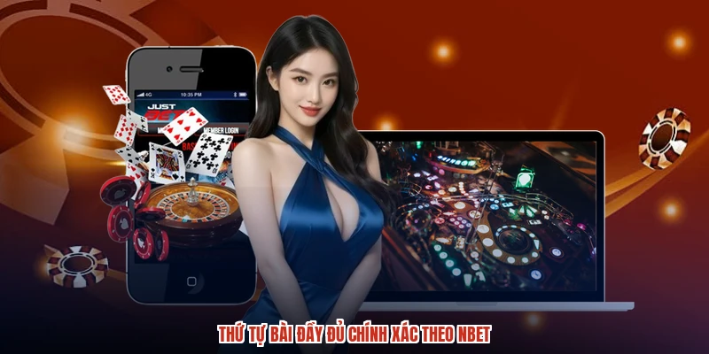 Thứ tự bài đầy đủ chính xác theo NBET